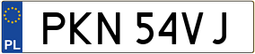 Truck License Plate